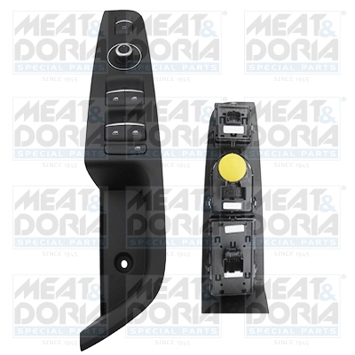 Switch, window regulator